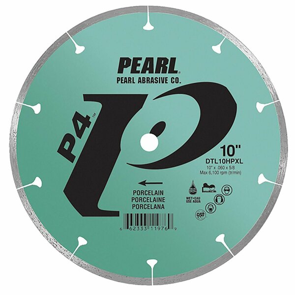 Pearl P4 Porcelain Blade 10 in. 5/8 in. Arbor DTL10HPXL